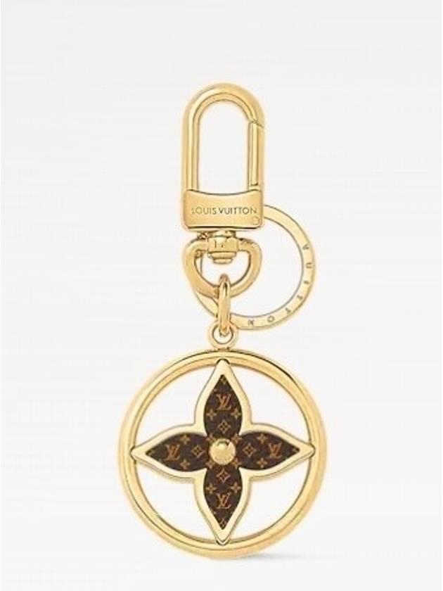 Puzzle Flower Monogram Keyring Gold - LOUIS VUITTON - BALAAN 2