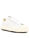 Hank Canvas Low Top Sneakers White - MIHARA YASUHIRO - BALAAN 3