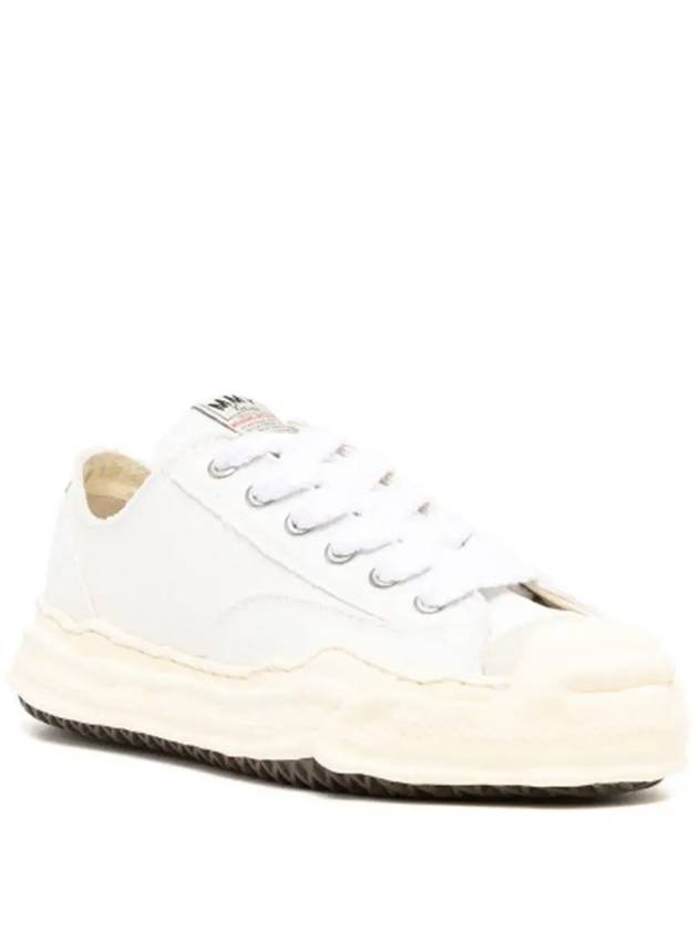 23FW Hank OG sole canvas low-top sneakers A09FW734 WHITE - MIHARA YASUHIRO - BALAAN 2