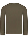 Lambswool GRS Crew Neck Knit Top Green - CP COMPANY - BALAAN 3