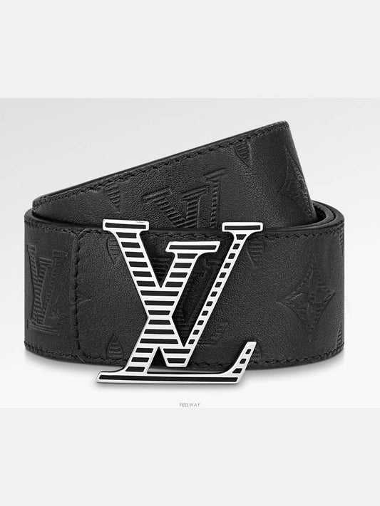 40mm reversible leather belt black - LOUIS VUITTON - BALAAN 2