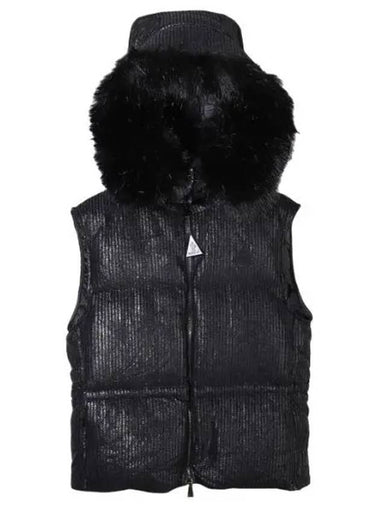 Metallic corduroy vest padding - MONCLER - BALAAN 1