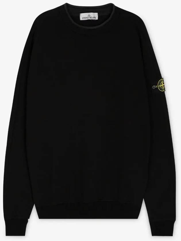 Men s Waffen Patch Black Sweatshirt 801564752 V0029 - STONE ISLAND - BALAAN 2