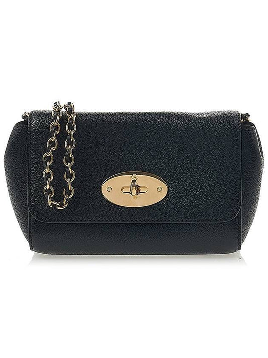 Lily Small Shoulder Bag Black - MULBERRY - BALAAN 1