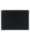 Stitched Vacchetta Card Wallet Navy - THOM BROWNE - BALAAN 4