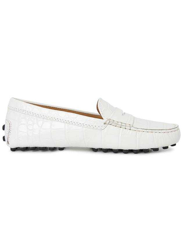 Gommino Driving Shoes White - TOD'S - BALAAN 5