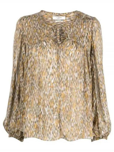 DAYTONEA HT2354 22A034E 67KI Daytona print blouse - ISABEL MARANT - BALAAN 1