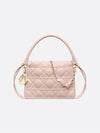 Lady Dior Milly Mini Tote Bag Pastel  Powder Pink - DIOR - BALAAN 1