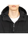 Men's Logo Applique Lightweight Windbreaker Black - BURBERRY - BALAAN 11