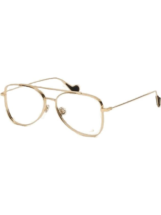 Eyewear Aviator Eyeglasses Gold - MONCLER - BALAAN 1