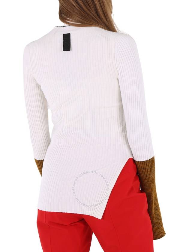 Women's Knit Turtleneck White - MONCLER - BALAAN 4