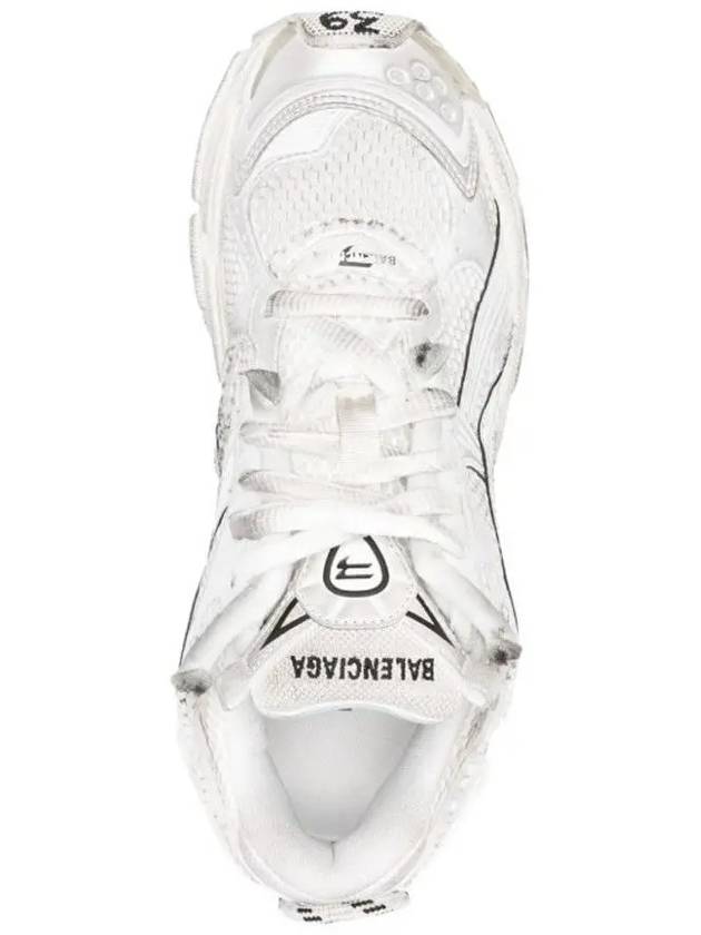 Runner Embroidered Logo Low Top Sneakers White - BALENCIAGA - BALAAN 5