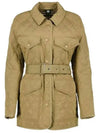 Women's Kemble Diamond Quilted Jacket Beige - BURBERRY - BALAAN 2