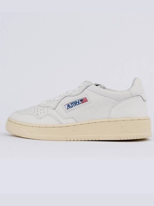 Medalist Goatskin Low Top Sneakers White - AUTRY - BALAAN 4