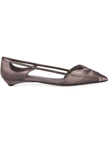 Satin Cutout Ballerina 1F734N 049 F0480 - PRADA - BALAAN 1