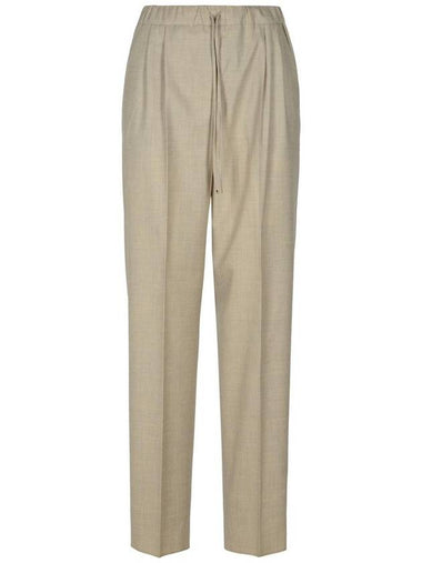 Max Mara 'Garbo' Beige Cashmere Pants - MAX MARA - BALAAN 1