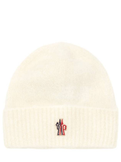 Wool Alpaca Beanie Snow White - MONCLER - BALAAN 2