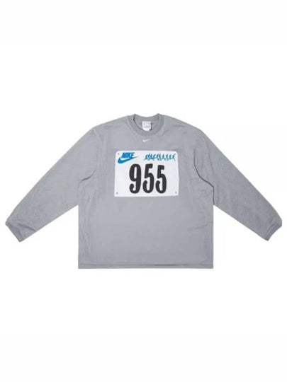 Long Sleeve T-Shirt Grey - NIKE - BALAAN 2