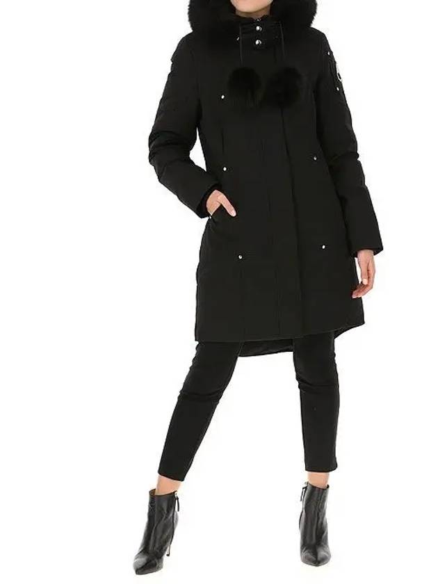 Women's Stilling Parka Black Padding MK2003LP BLACK B 291 - MOOSE KNUCKLES - BALAAN 4