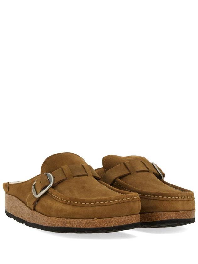 Berkeley Suede Fur Slippers Brown - BIRKENSTOCK - BALAAN 4