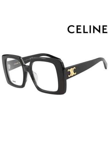 Triomphe Square Acetate Glasses Black - CELINE - BALAAN 1