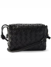 Bottega Veneta Loop Intrecciato Leather Noted Strap Crossbody Bag - BOTTEGA VENETA - BALAAN 1