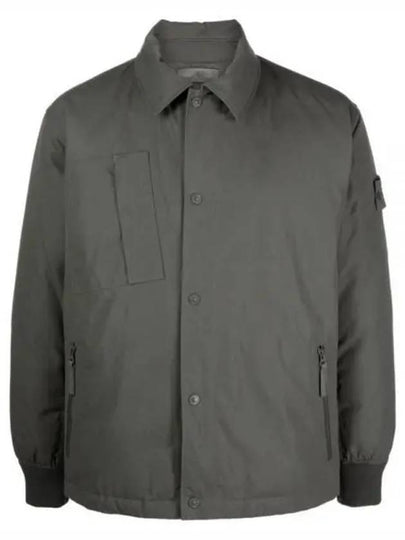 Ghost Piece O-Ventile Down Jacket Grey - STONE ISLAND - BALAAN 2