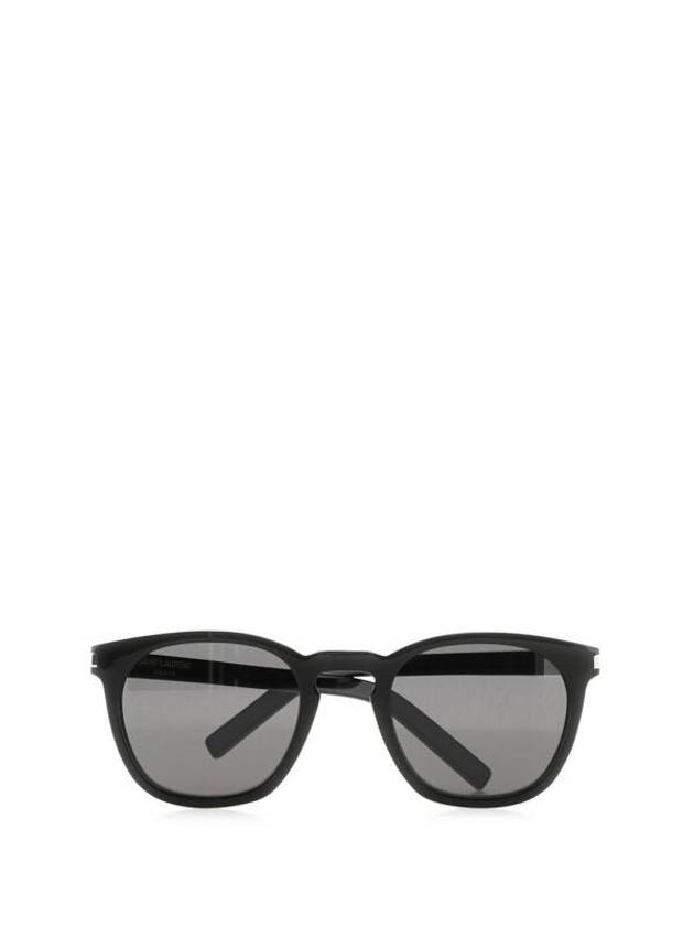 Eyewear Tortoiseshell Round Sunglasses Black - SAINT LAURENT - BALAAN 4