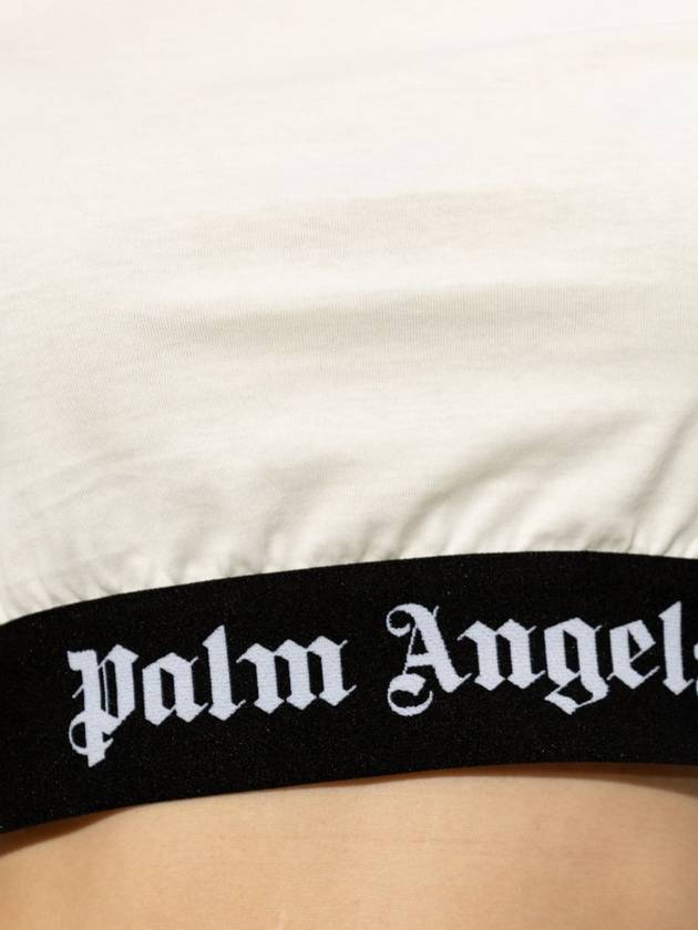 Short Sleeve T-Shirt PWAA051S24JER001 0310 White - PALM ANGELS - BALAAN 6