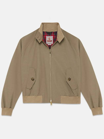 G9 Harrington Zip-Up Jacket Tan - BARACUTA - BALAAN 1