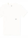 24/1 Jersey Garment Dyed Pocket Short Sleeve T-Shirt White - CP COMPANY - BALAAN 2