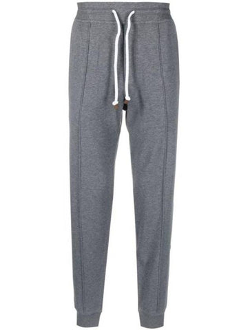 Men's Zipper Pocket Track Pants Grey - BRUNELLO CUCINELLI - BALAAN 1