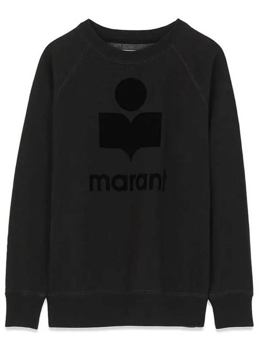 Etoile Women's MILLY Logo Brushed Sweatshirt Faded Black - ISABEL MARANT - BALAAN 2