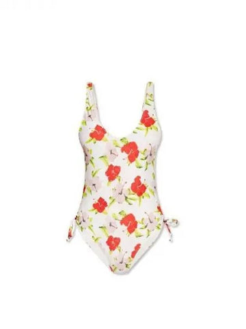 flower string backless swimsuit - GANNI - BALAAN 1