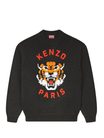 Sweater FE68PU4773LH 99J NOIR - KENZO - BALAAN 1