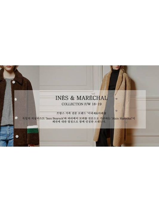 Ines Marechal shearling coat DARLING BLACK INC002bk - INES & MARECHAL - BALAAN 2