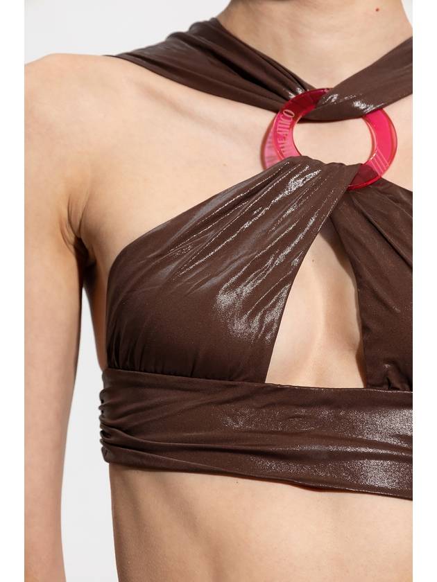 The Attico Two-piece Swimsuit, Women's, Brown - THE ATTICO - BALAAN 4