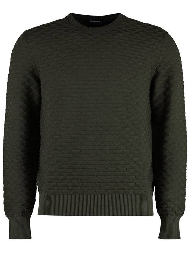 Drumohr Cotton Long Sleeve Sweater - DRUMOHR - BALAAN 1