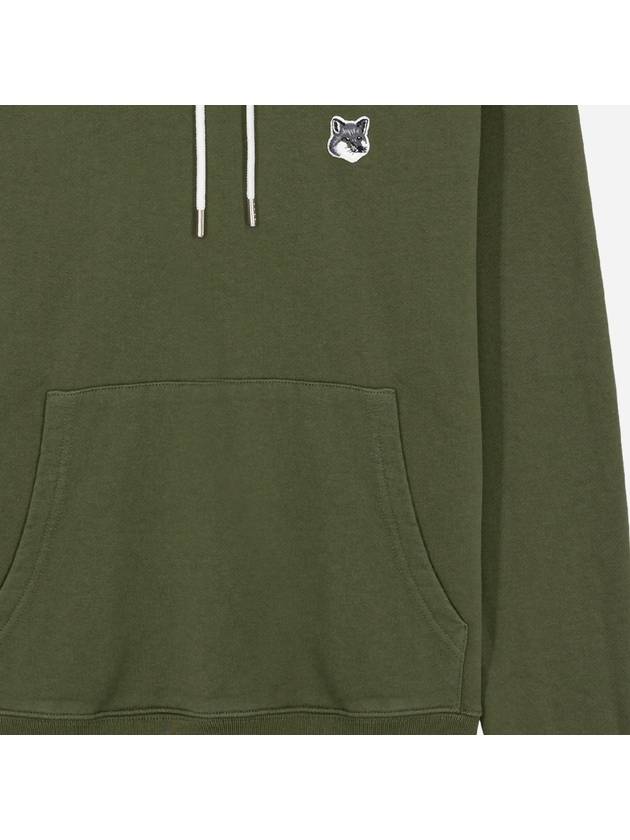 Gray Fox Hooded Sweatshirt Hoodie Khaki JM00312KM0001 - MAISON KITSUNE - BALAAN 4