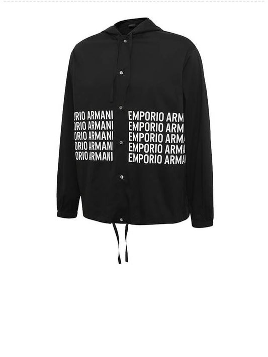 hooded shirt jacket - EMPORIO ARMANI - BALAAN 2