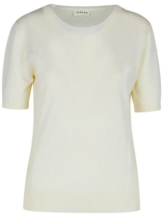 P.A.R.O.S.H. 'Sap' Cream Wool Blend Sweater - P.A.R.O.S.H. - BALAAN 1