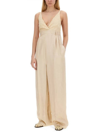 MALFILE' SATIN JUMPSUIT - ALYSI - BALAAN 1