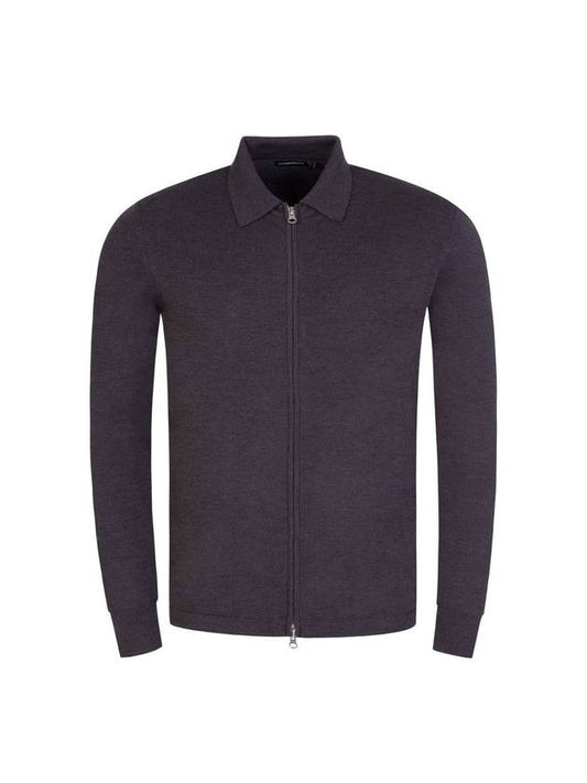 Men's Nile Merino Zipped Cardigan - J.LINDEBERG - BALAAN 1