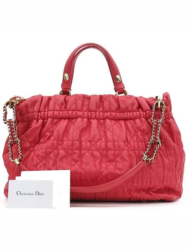 hot pink tote bag - DIOR - BALAAN 1