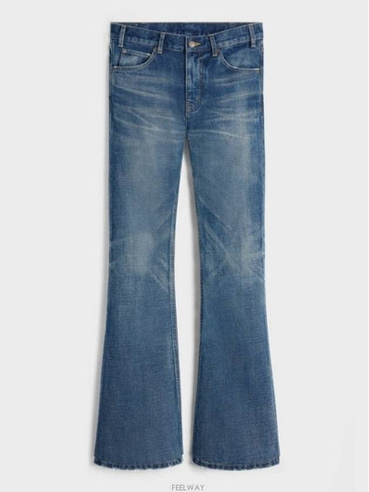 Macro Bootcut Jeans Dark Union Wash - CELINE - BALAAN 2