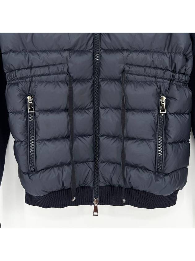 Women s knit padded zip up cardigan navy XS size - MONCLER - BALAAN 8