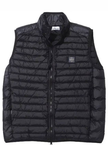 Loom Weven Chambers Recycled Nylon Down Vest Packable Men s - STONE ISLAND - BALAAN 1