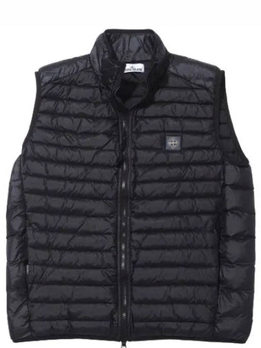 Loom Weven Chambers Recycled Nylon Down Vest Packable - STONE ISLAND - BALAAN 1