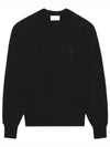 Big Heart Logo Sweatshirt Black - AMI - BALAAN 2