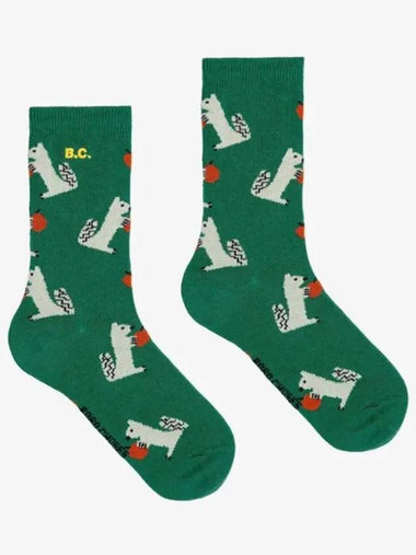 Hungry Squirrel Socks B224AI008 Italian Kids - BOBO CHOSES - BALAAN 1